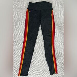 Aviator Nation High Rise 5-Stripe Leggings